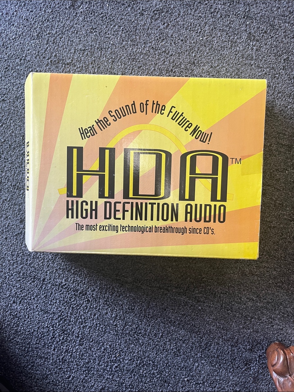 High Definition Audio Car Audio System - Yellow/Orange